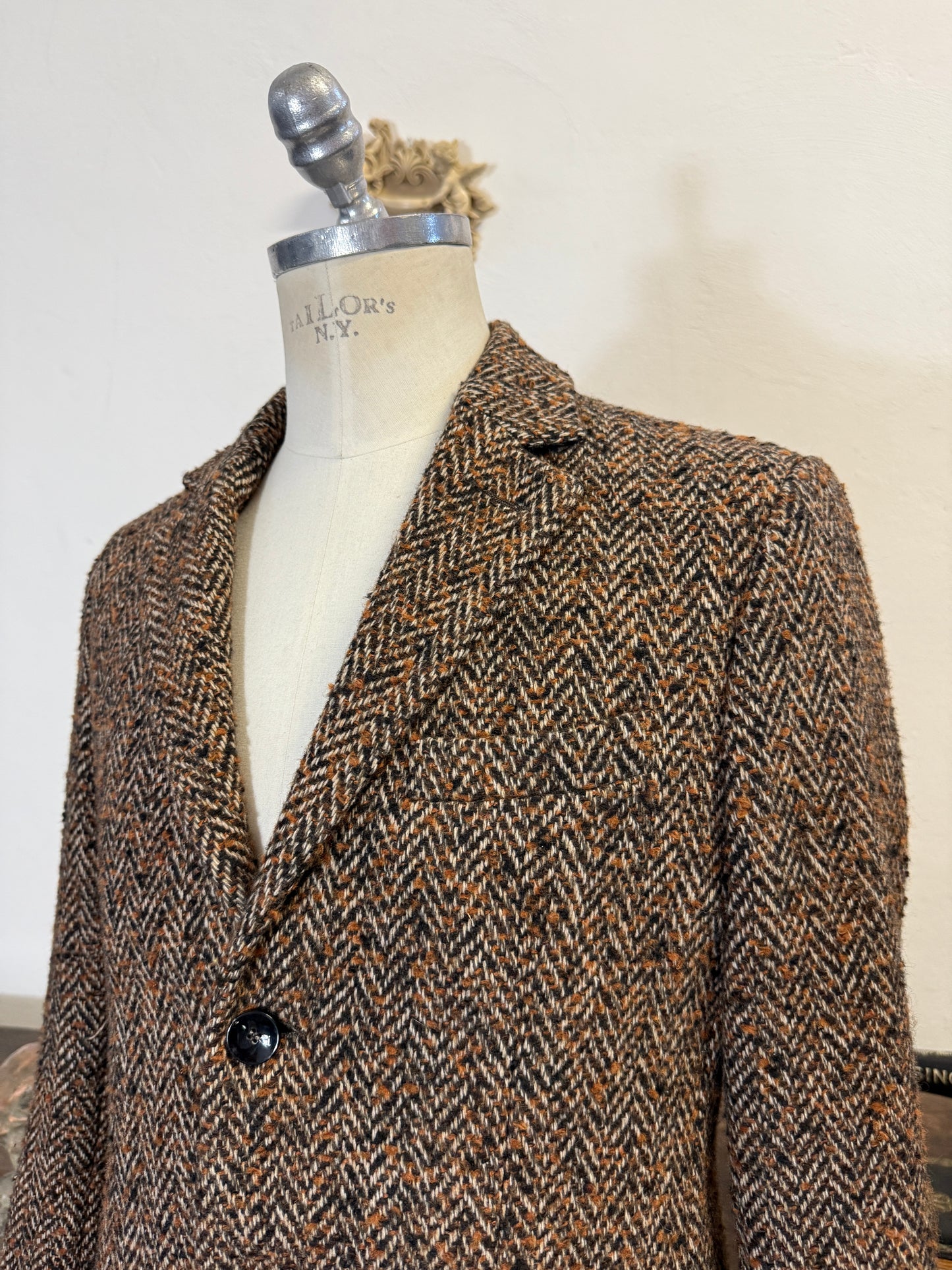 Herringbone Coat - M
