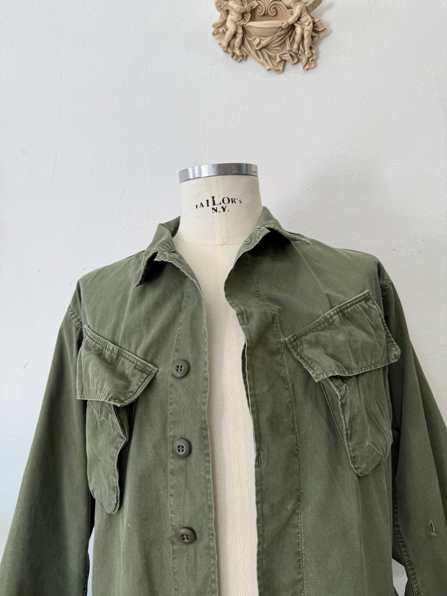 Vintage 60’s Jungle Jacket Popeline Us Army “M/L”