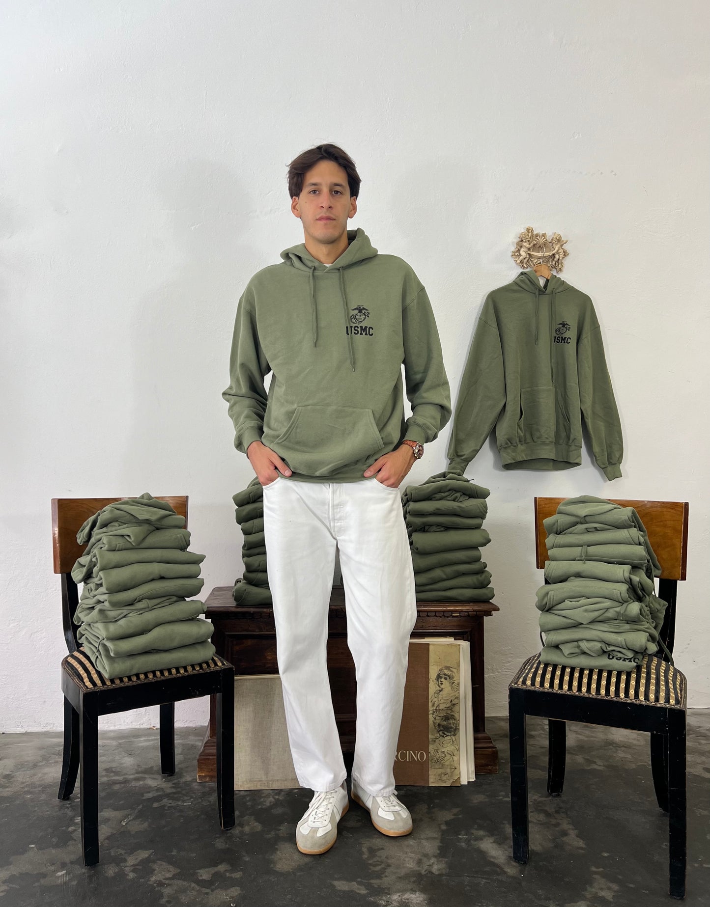 Sweat-shirt à capuche Deadstock USMC