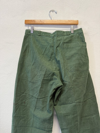 Vintage Swedish Army Fatigue Pants “W31”