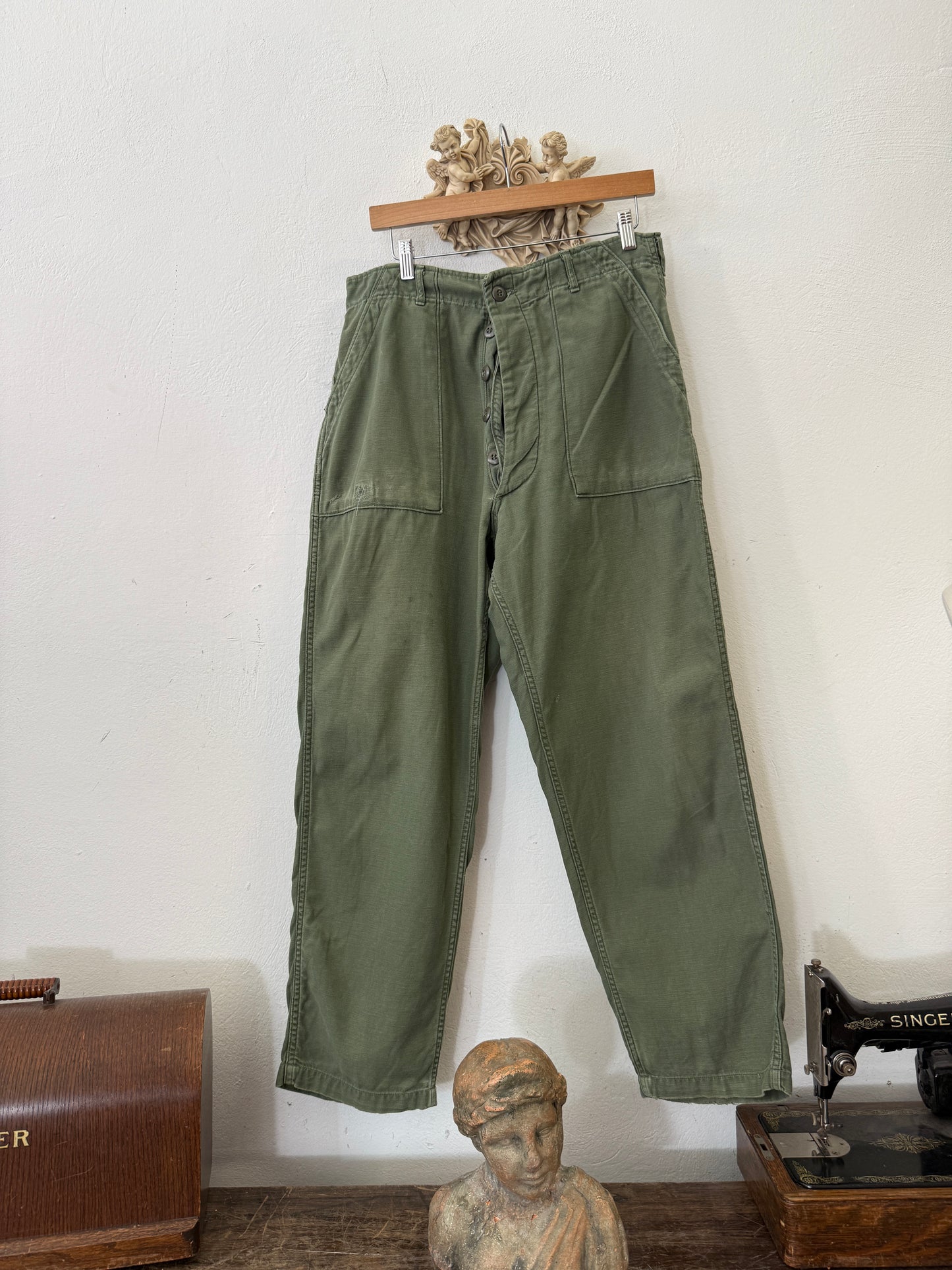 Vintage Og 107 Us Army Fatigue Pants “W32”