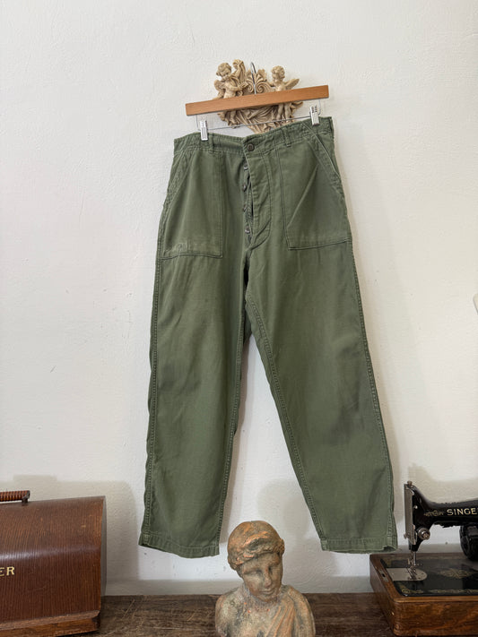 Vintage Og 107 Us Army Fatigue Pants “W32”