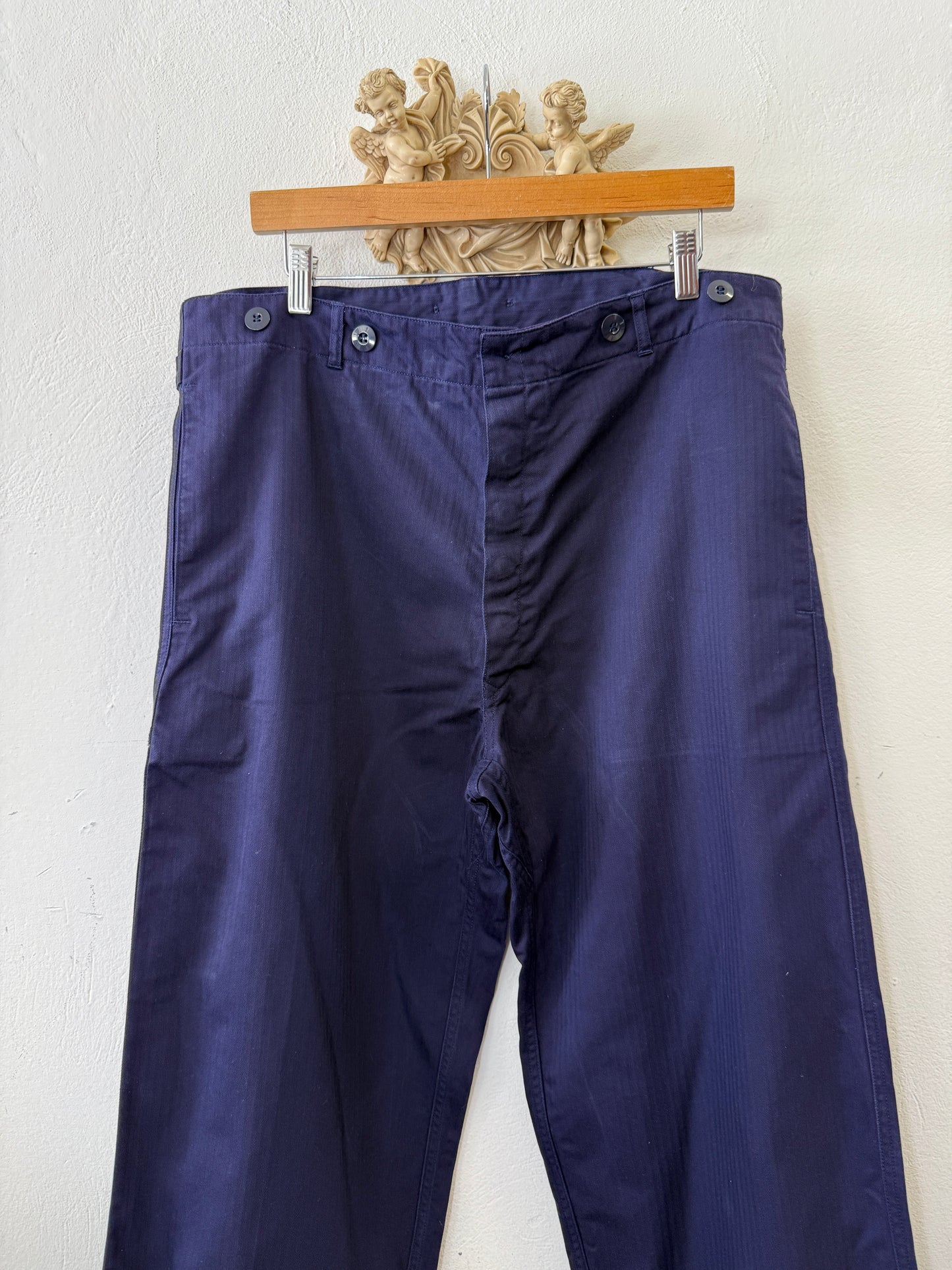 Vintage German Army Work Pants HBT “W36”