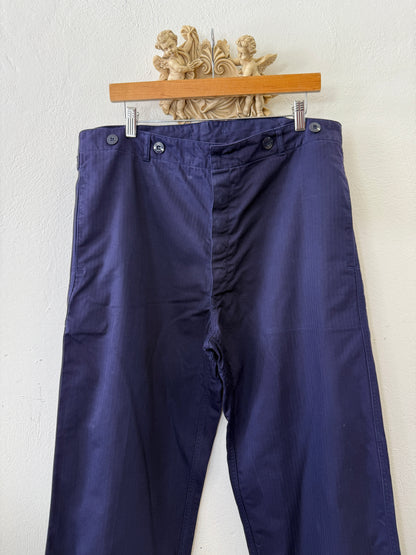 Vintage German Army Work Pants HBT “W36”