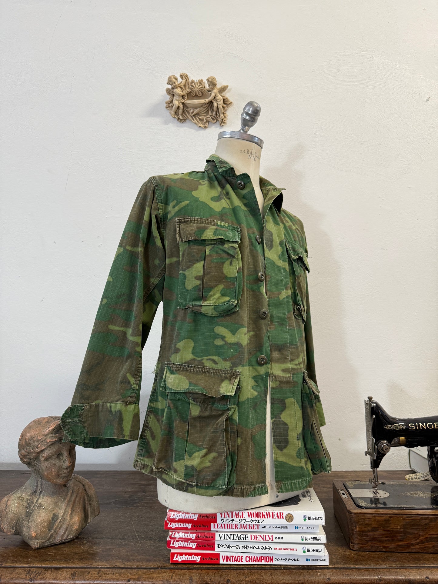 Vintage Woodland Jacket Rip Stop Us Army “S”