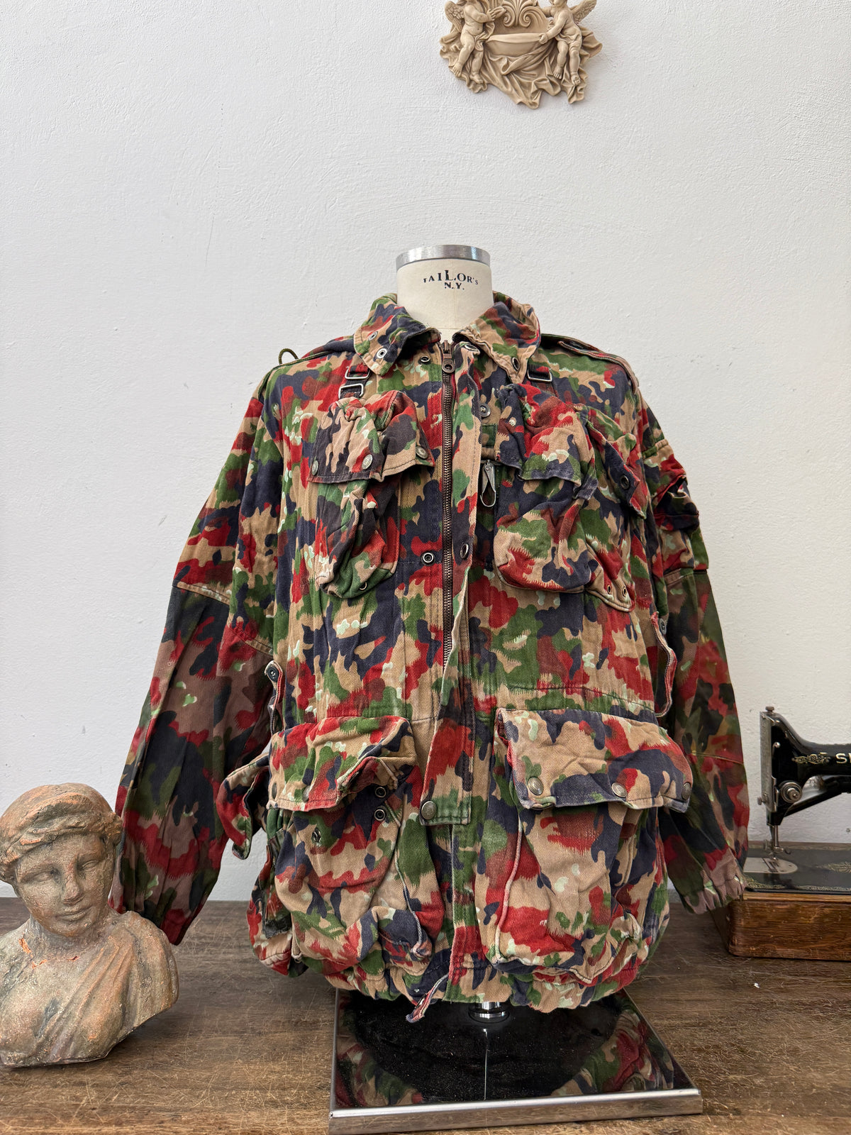 Vintage Swiss Army Camo Jacket M70 “L/XL”