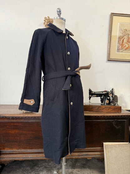 Blue Navy Coat - M