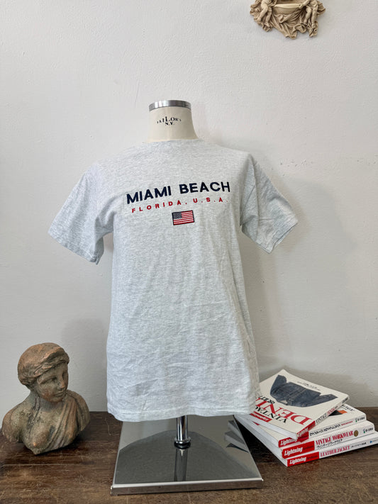 Vintage Fruit Of The Loom Tee “MIAMI BEACH” - M