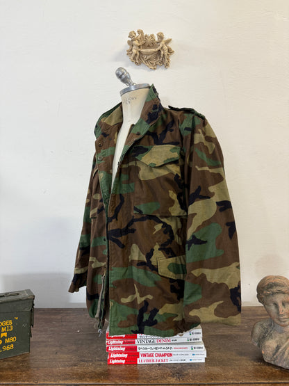 Vintage Woodland Field Jacket M65 Us Army “S”