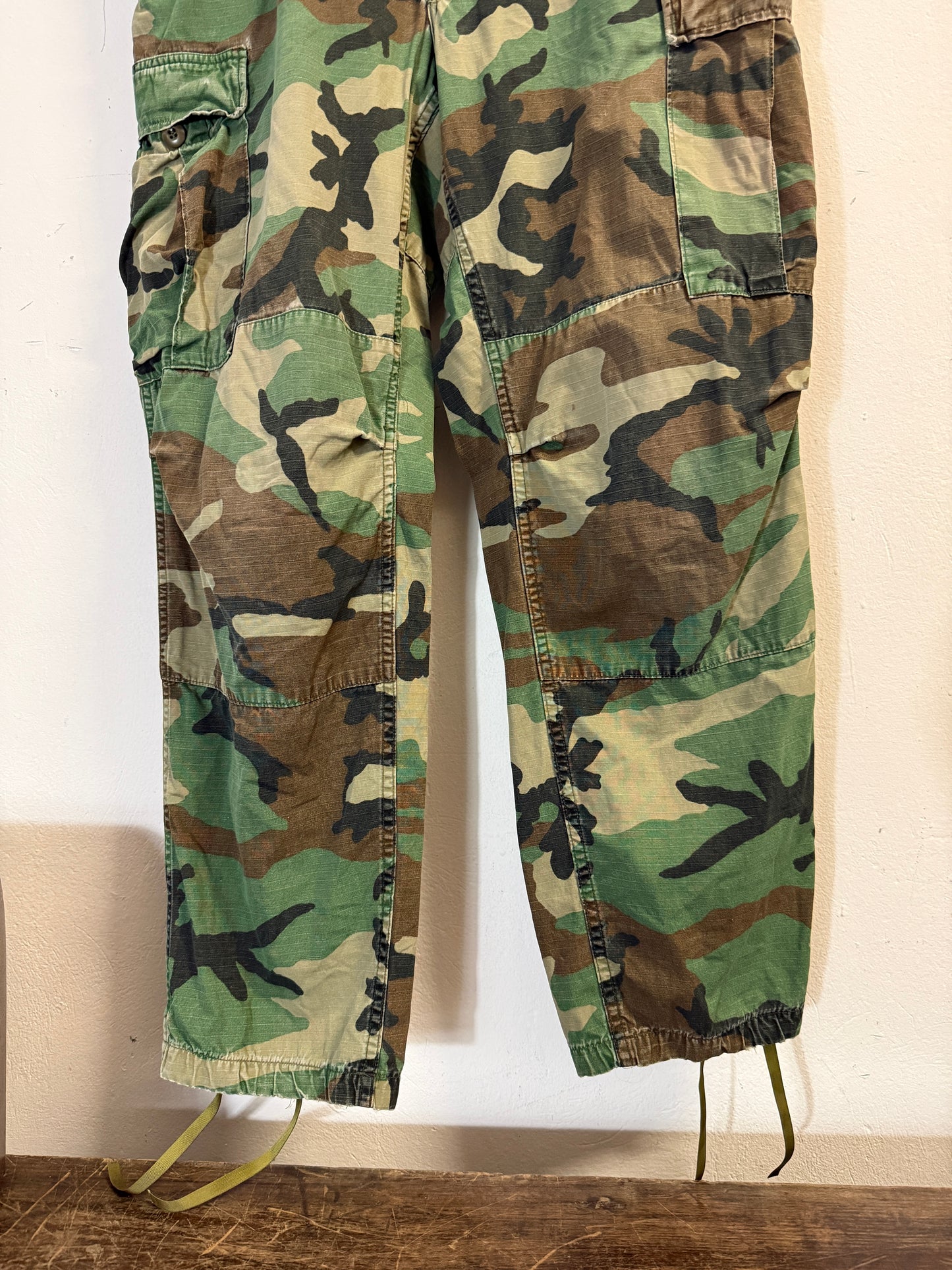 Vintage Woodland Camo Cargo Pants Us Army Rip Stop “W34”