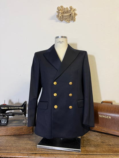 Vintage 00’s Italian Navy Double Breasted Jacket “M/L”
