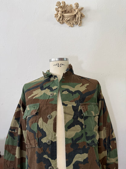 Vintage Ripstop Woodland Us Army Jacket “M/L”