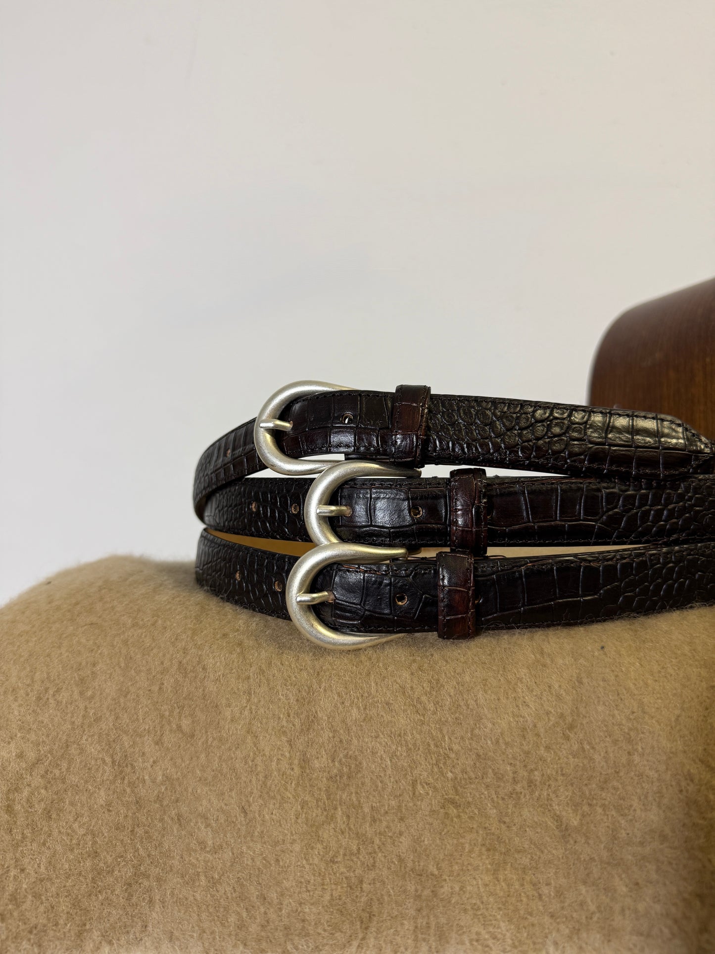 Brown Leather Belt - Mancini 1979 x Mister Archive®