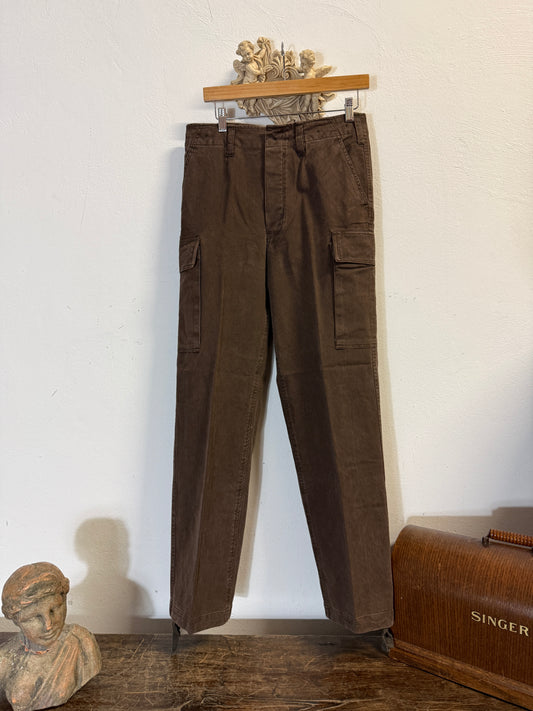 Vintage 80’s German Army Moleskin Cargo Pants “W31”