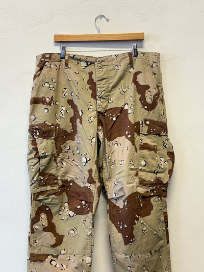 Vintage Desert Chocolate Cargo Pants Us Army “W38”