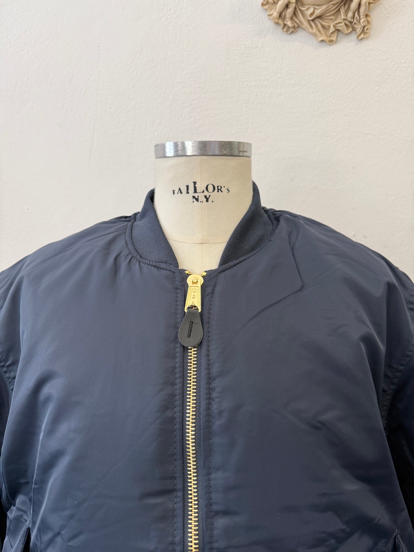 Blue Navy Bomber Jacket MA1