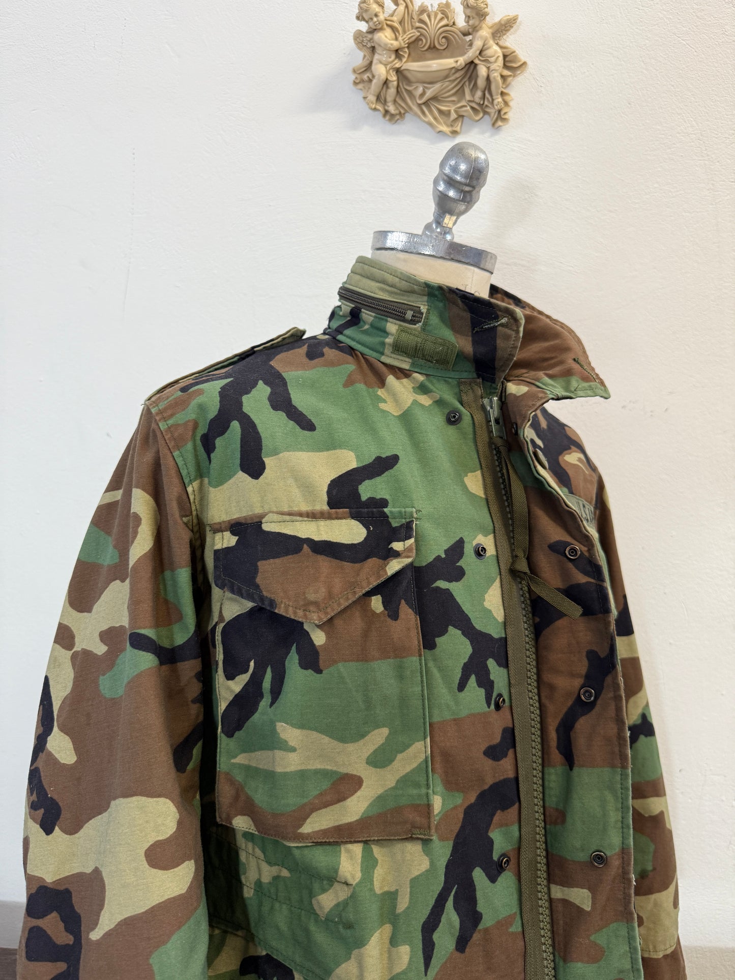 Vintage Woodland Field Jacket M65 Us Army “M”