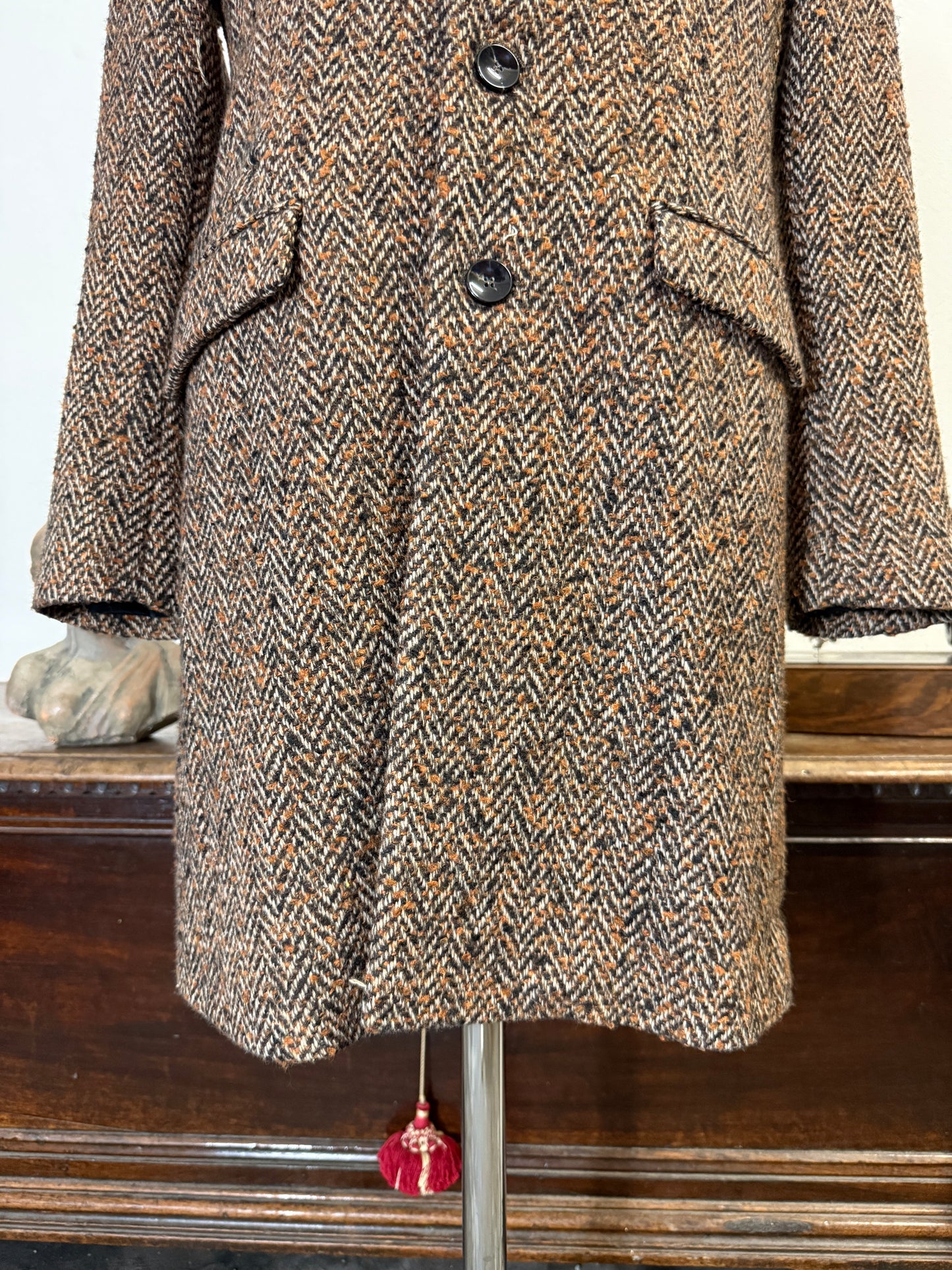 Herringbone Coat - M