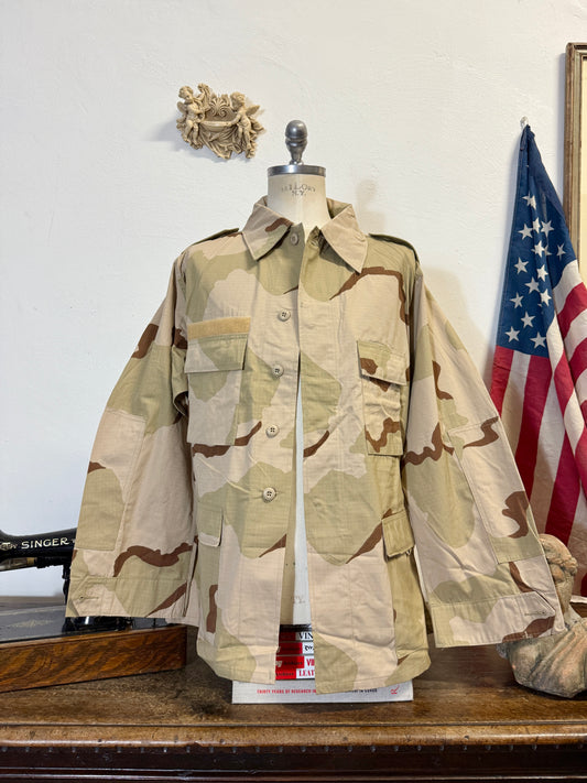 Deadstock BDU Camo Jacket Rip Stop US Army –  “XXL”