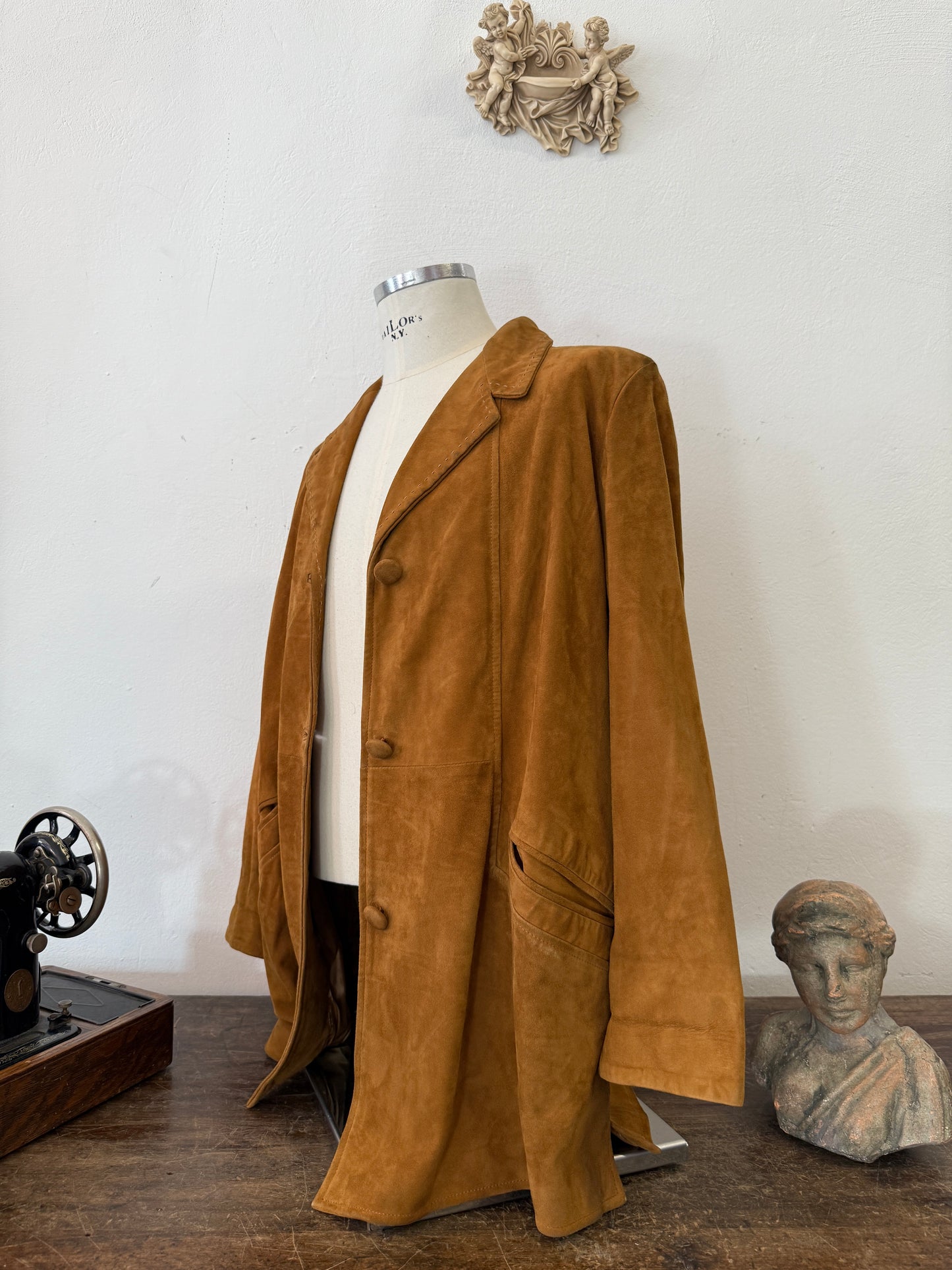 Vintage Woman Suede Jacket “M/L”