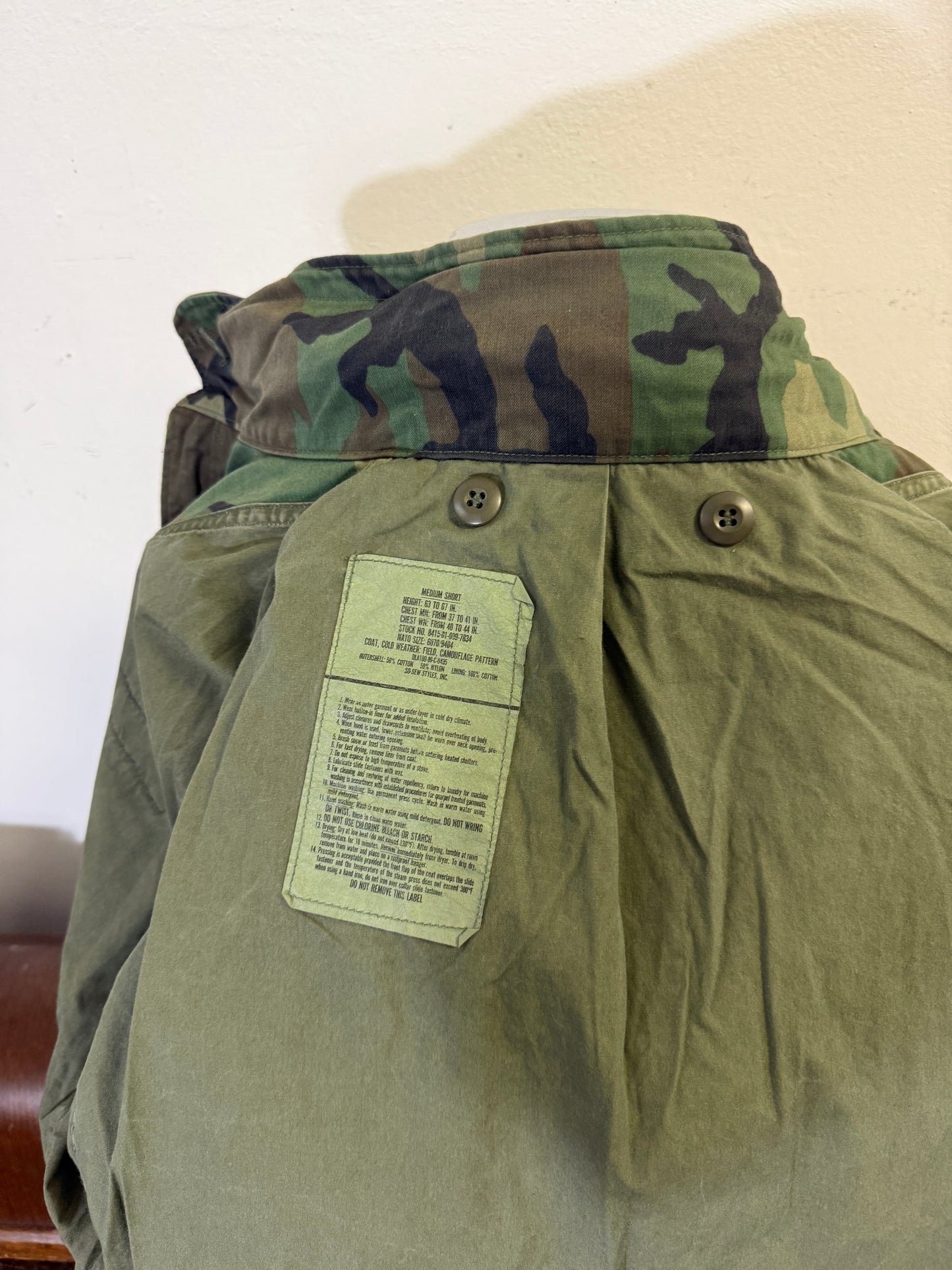 Vintage Woodland Field Jacket M65 Us Army “M/L”