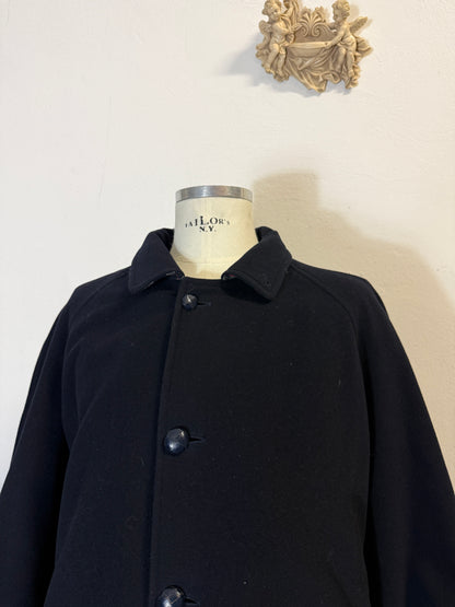 Vintage Raglan Wool Burberry Coat “L”