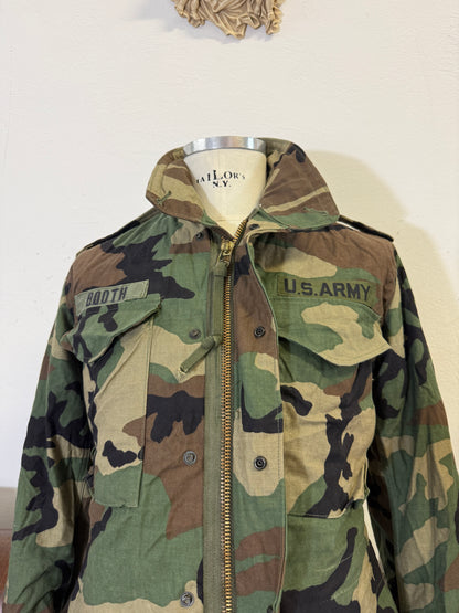 Vintage Woodland Field Jacket M65 Us Army “XS/S”