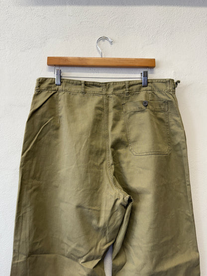 Vintage 80’s German Army Cargo Pants - Sand “W33~35”