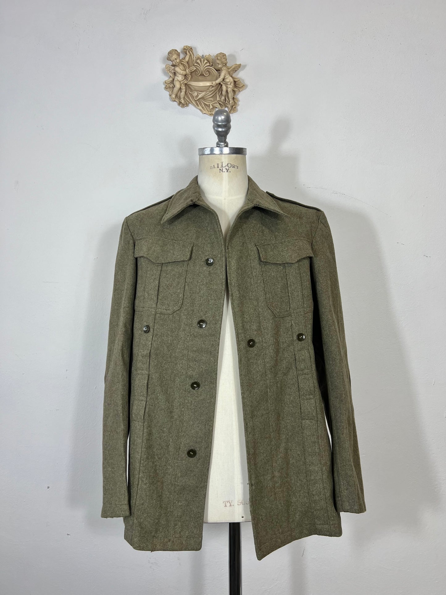 veste en laine de l’armée allemande vintage