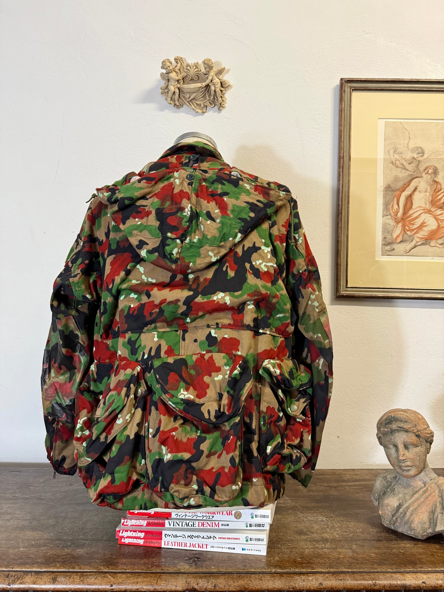 Vintage Swiss Army Camo Jacket M70 “L”