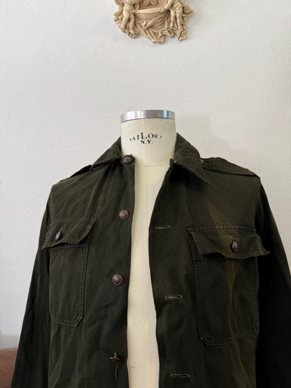 Vintage 80’s Faded Hungarian Army Shirt “XS”