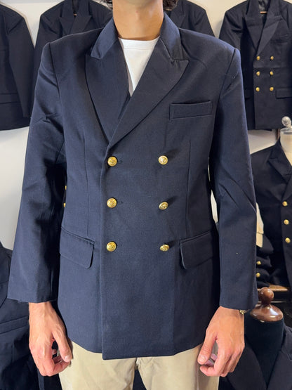Double Breasted Navy Jacket
