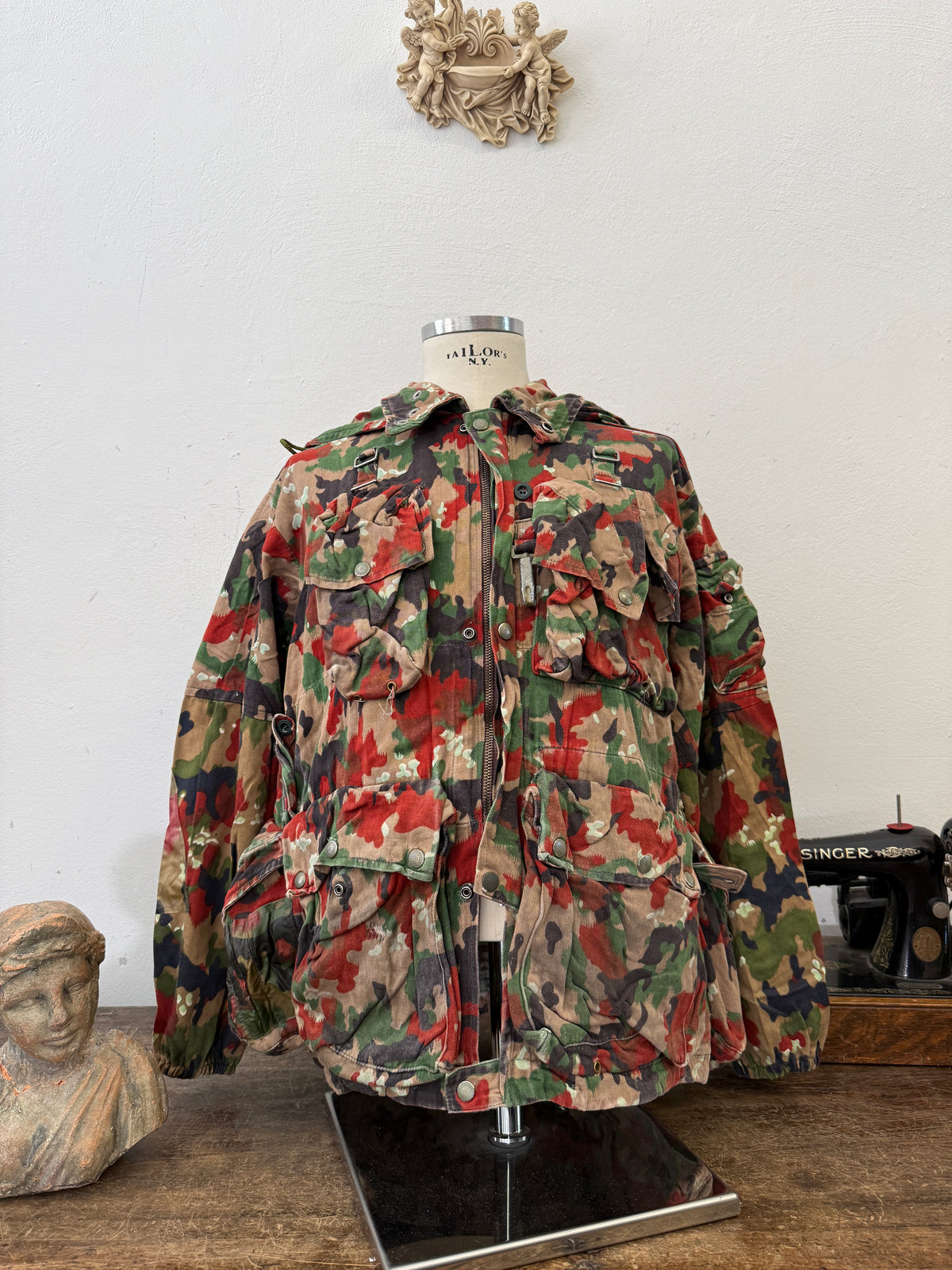 Vintage Swiss Army Camo Jacket M70 “L/XL”