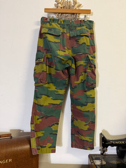Vintage Belgian Army Camo Pants “W32”