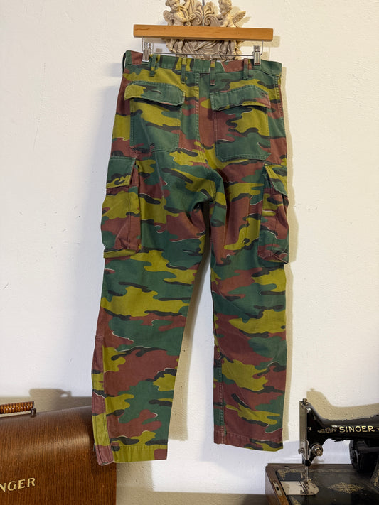 Vintage Belgian Army Camo Pants “W32”
