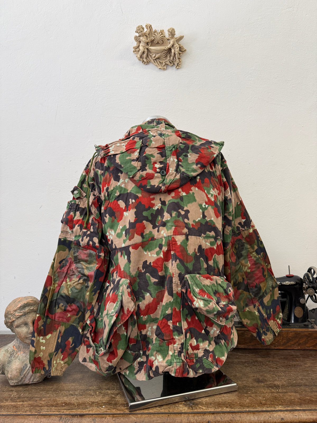 Vintage Swiss Army Camo Jacket M70 “XL”