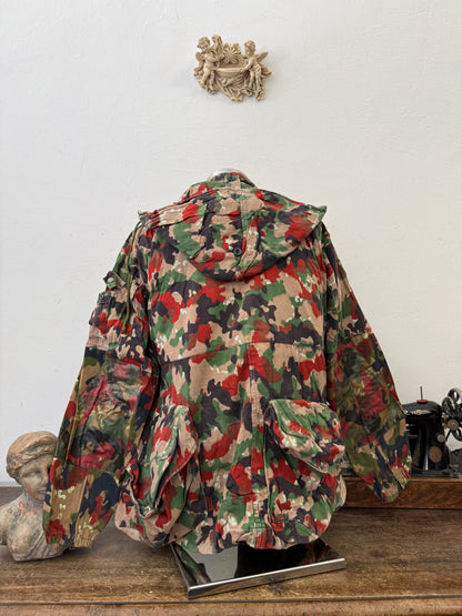 Vintage Swiss Army Camo Jacket M70 “XL”