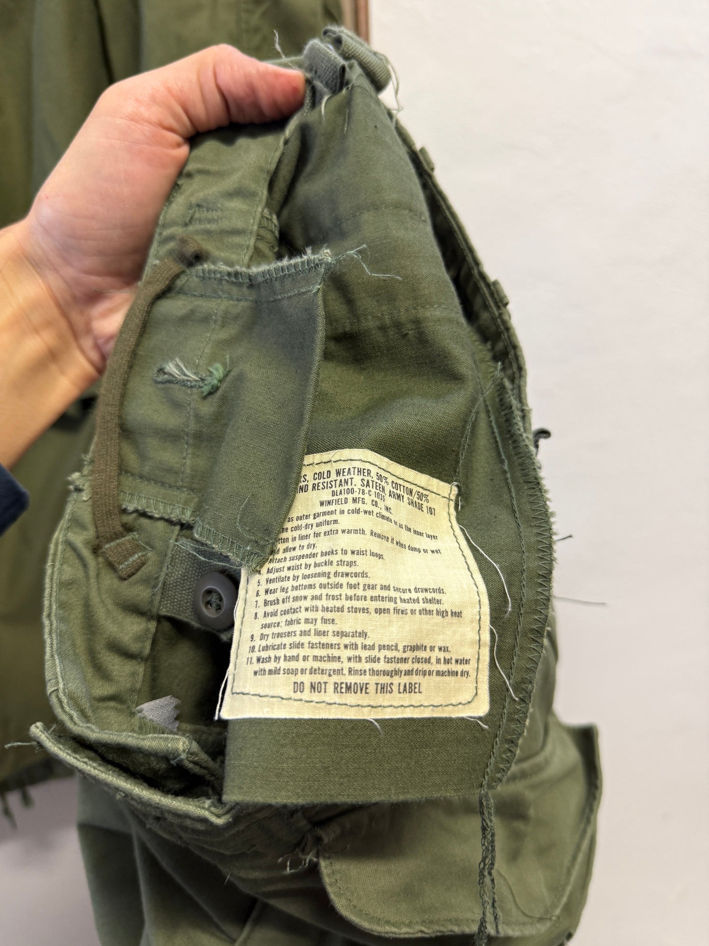 Vintage Cargo Pants M65 Us Army “W26”