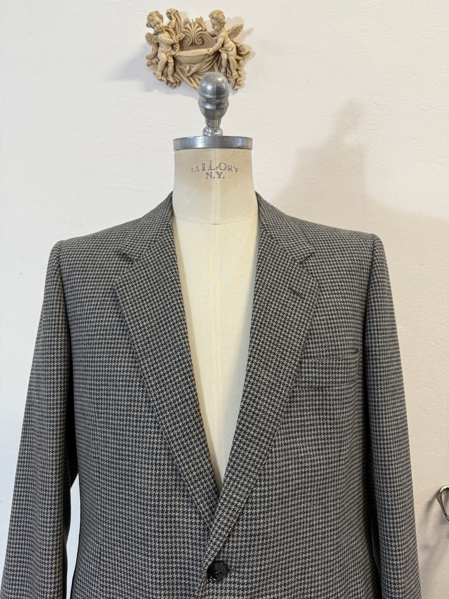 Vintage Blazer Pied de Poule “L”
