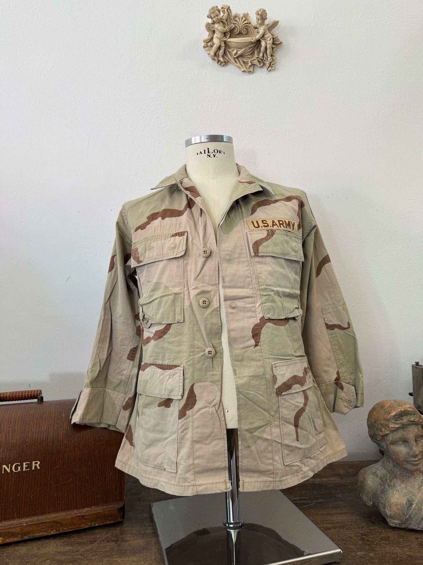 Vintage BDU Camo Jacket Ripstop US Army “S”