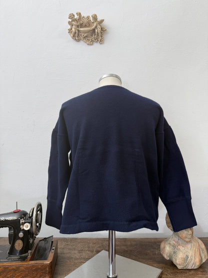 Vintage Italian Navy Sweater XXS, XS, S