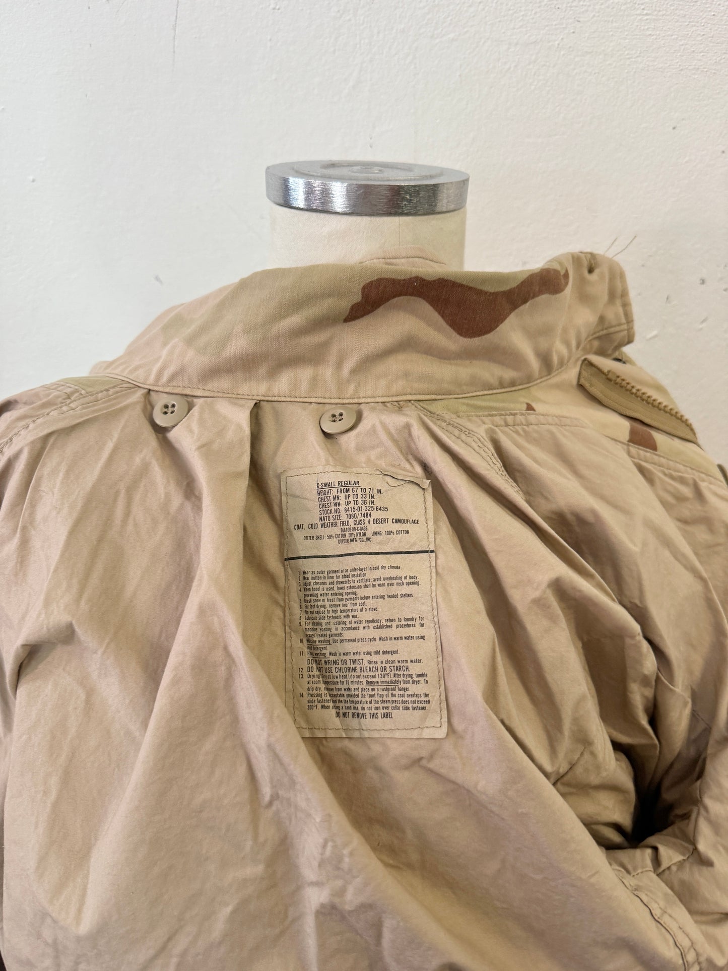 Vintage Desert Field Jacket M65 Us Army “S”