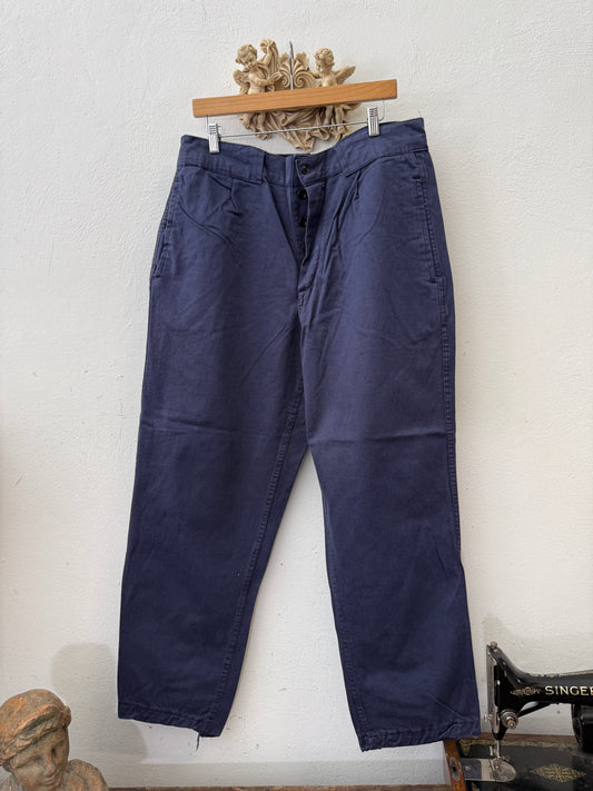 Vintage 80’s Italian Navy Pants “W35”