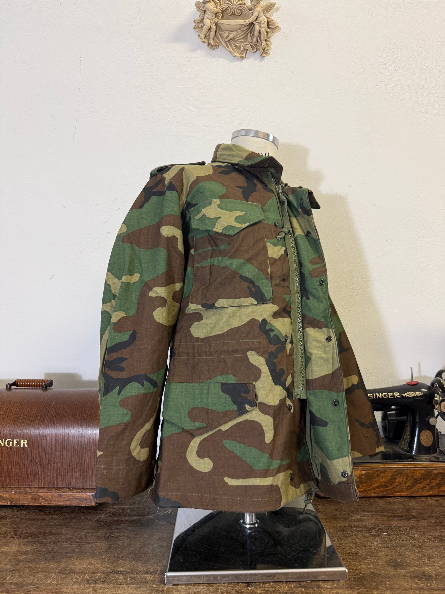 Vintage Woodland Field Jacket M65 Us Army “S”