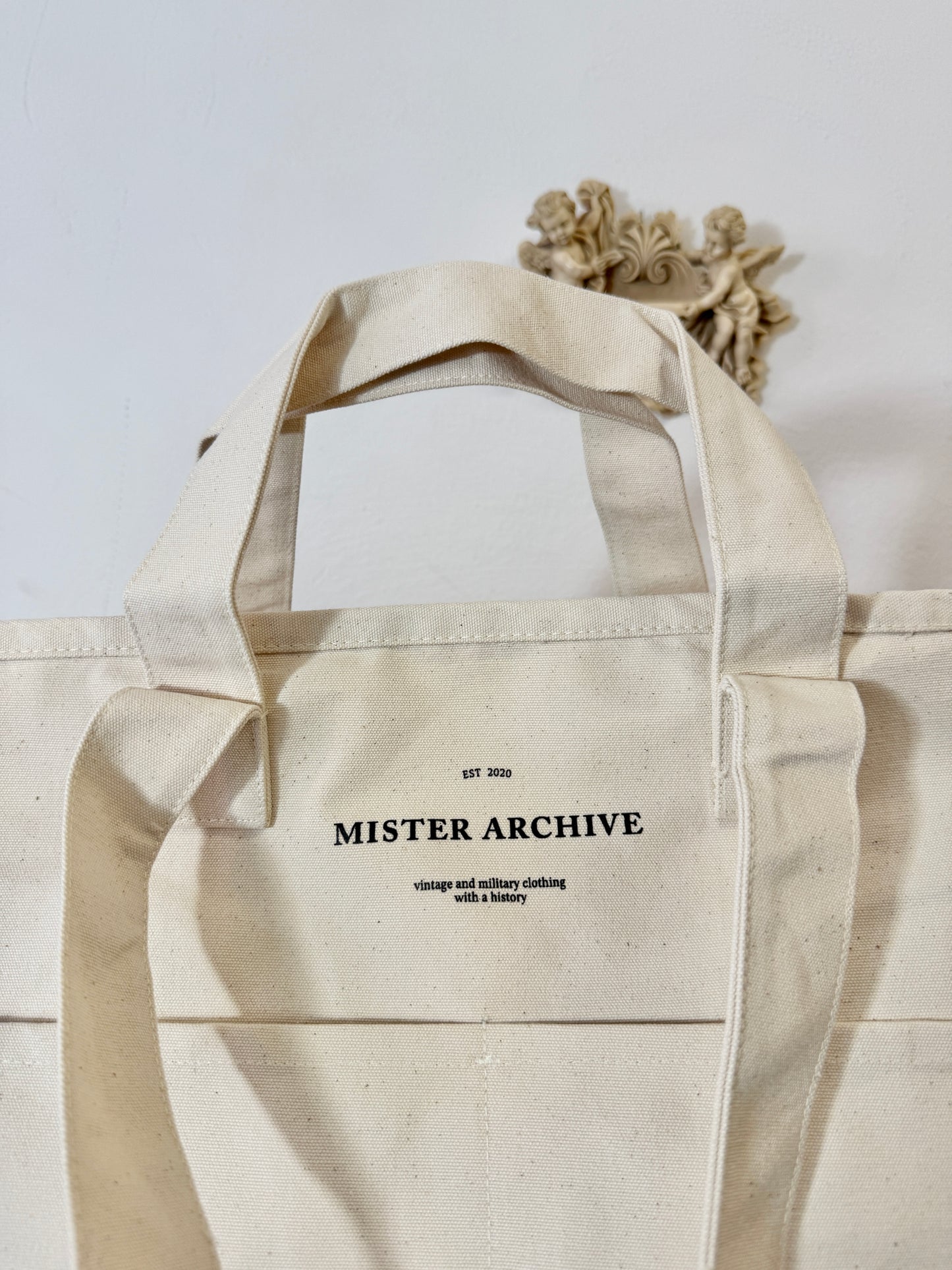 Mister Archive – Canvas Tote (Black)