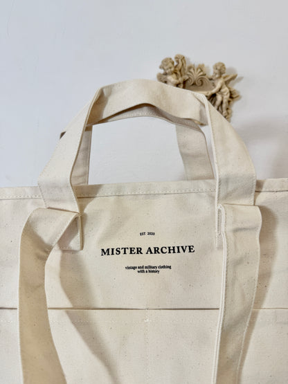 Mister Archive – Canvas Tote (Black)