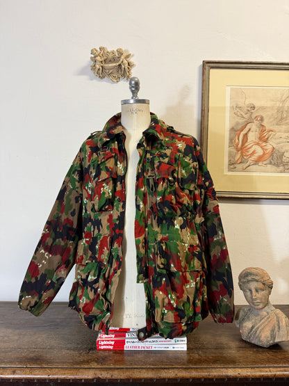 Vintage Swiss Army Camo Jacket M70 “L/XL”