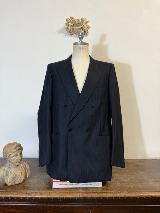 Double-Breasted Pinstripe Blazer “L/XL”