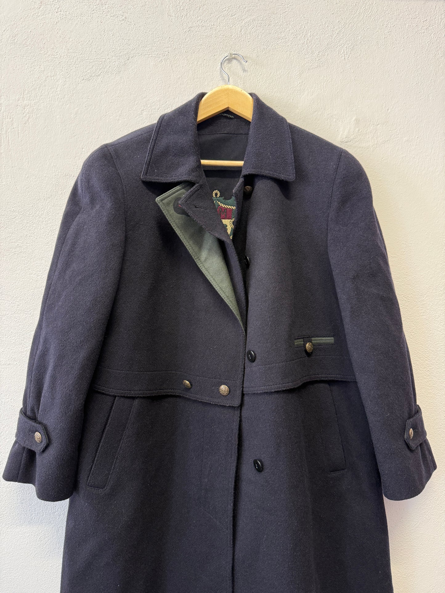 Vintage 80’s Woman Loden Coat “L”