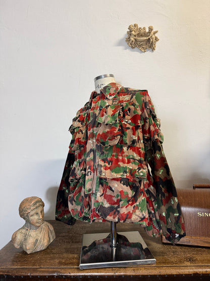 Vintage Swiss Army Camo Jacket M70 “L”